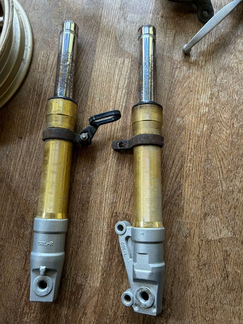 N*様 HONDA ライブディオZX フロントフォーク&ブレーキ&前後ホイール