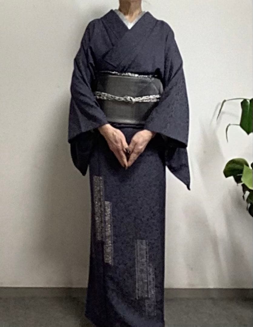 作家物、密かにゴージャスなお着物。