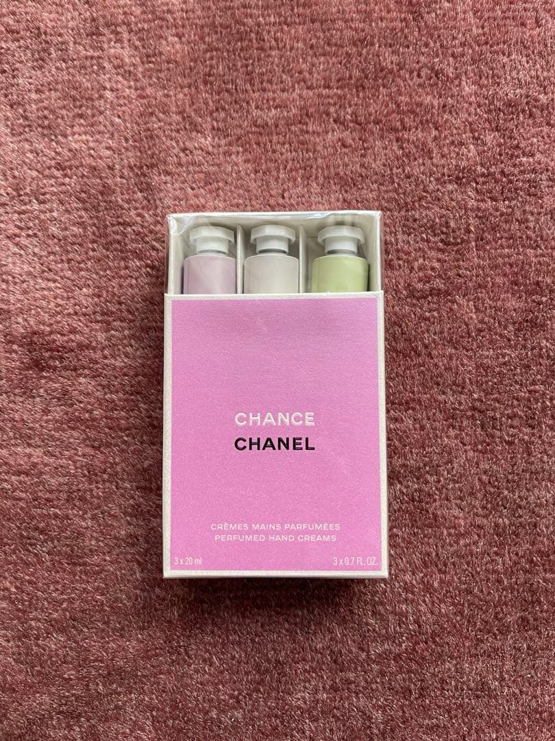 CHANEL ハンドクリーム３本セット　チャンスクレームマン