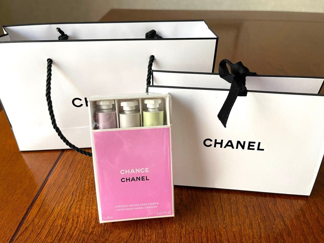 CHANEL ハンドクリーム３本セット　チャンスクレームマン