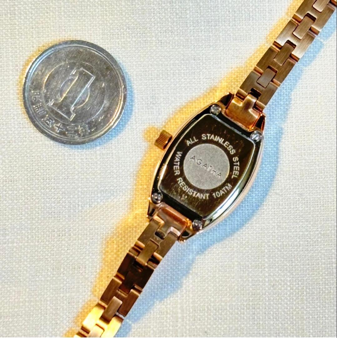 AGATHA 新品 電池入り ピンクゴールド　MADE IN FRAN