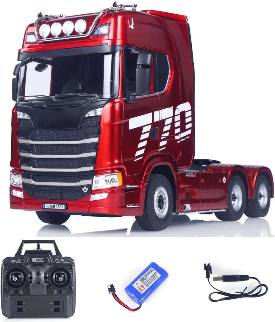 1/18 スカニア SKANIA770S レッド ラジコン 大型トラックヘッド