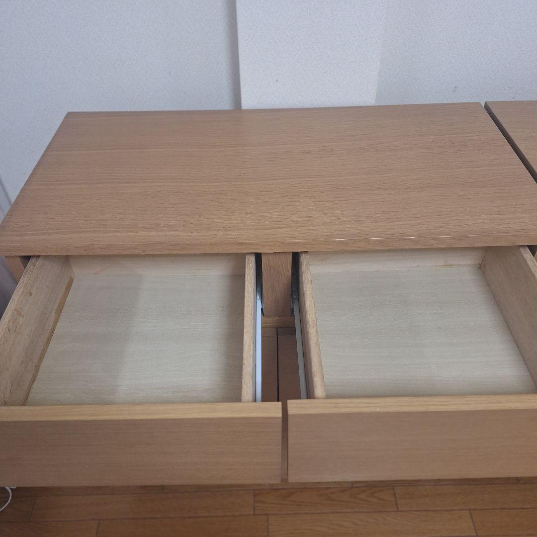 【出品 2/10まで!!】 無印良品 キャビネット タモ材 廃盤 幅80cm