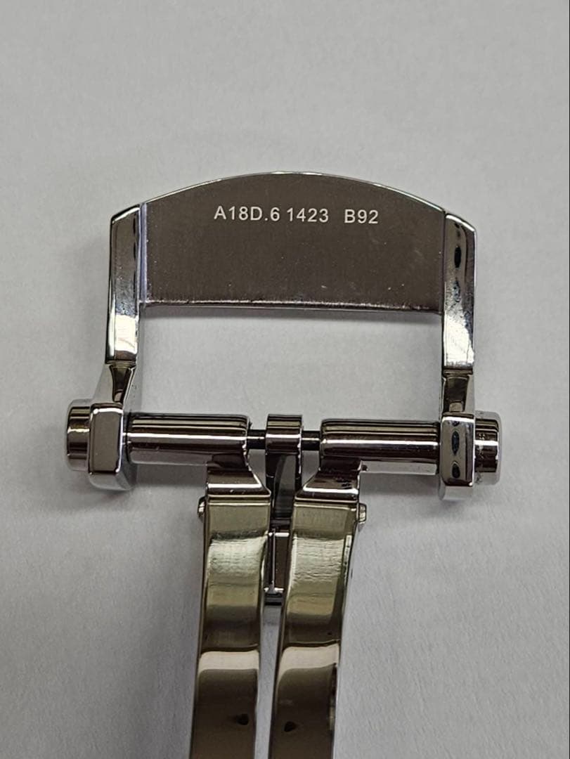 だいちゃん ブライトリング Dバックル レザーベルト 紺22-18 純正品