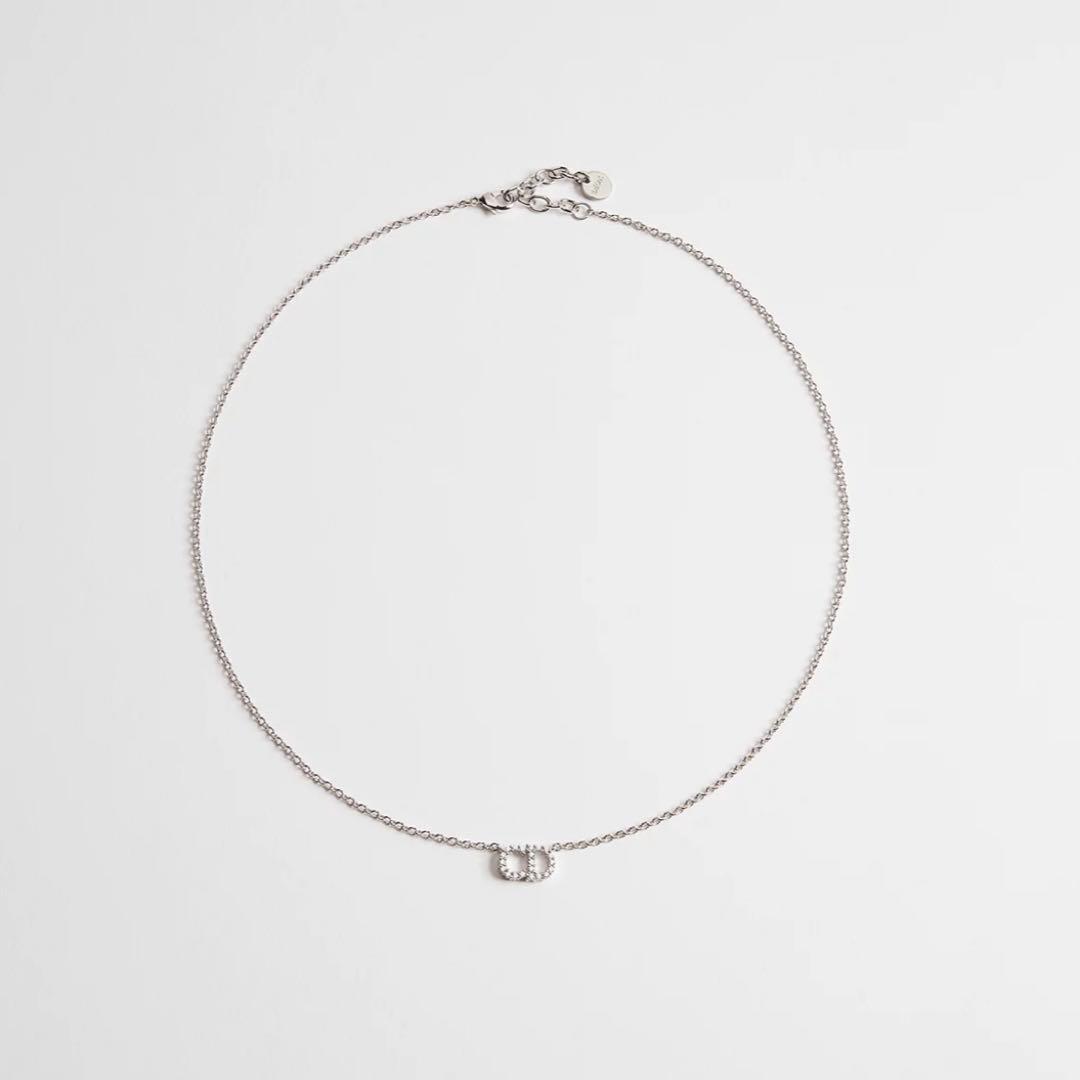 ディオール　シルバー　ネックレス　DIOR Clair D Lune