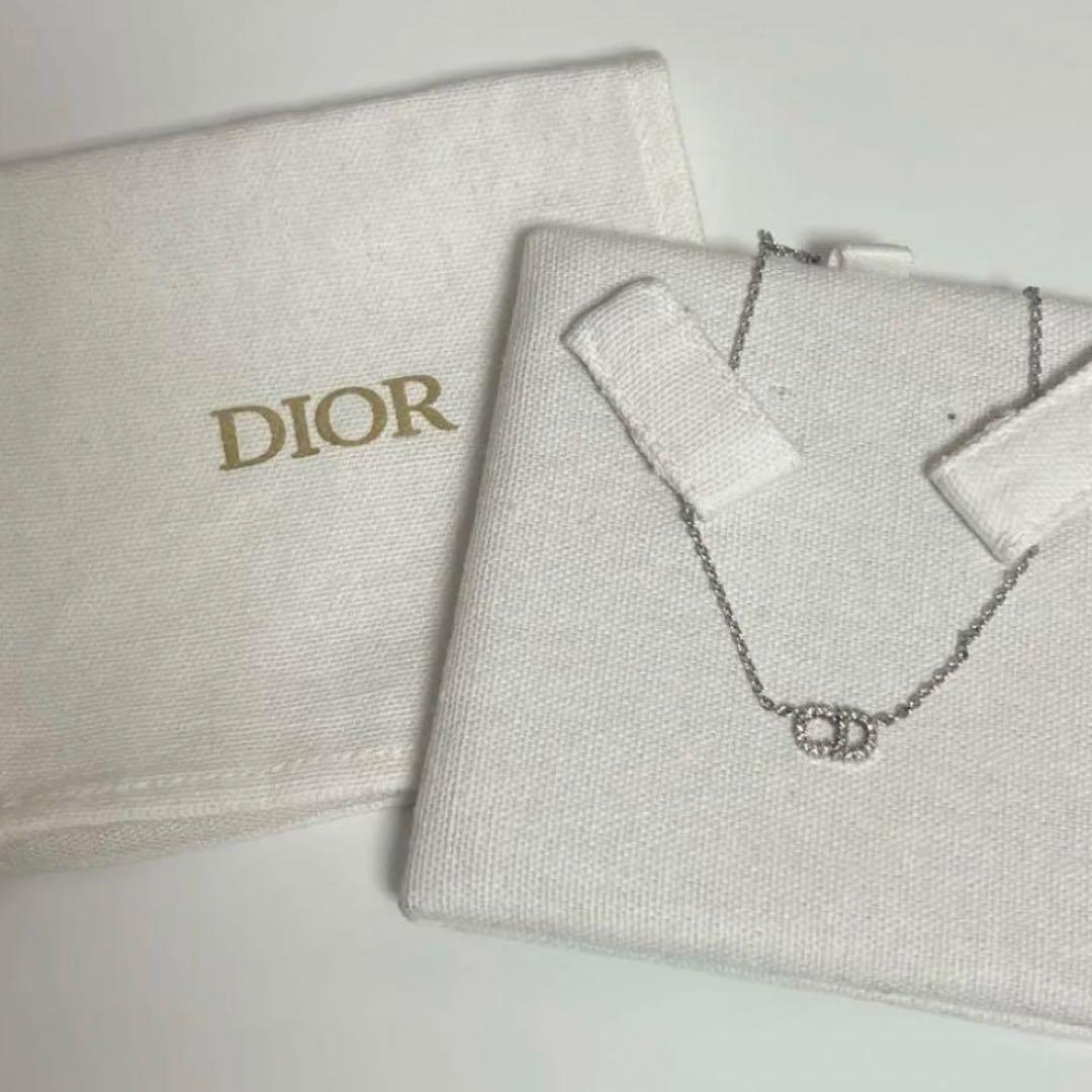 ディオール　シルバー　ネックレス　DIOR Clair D Lune
