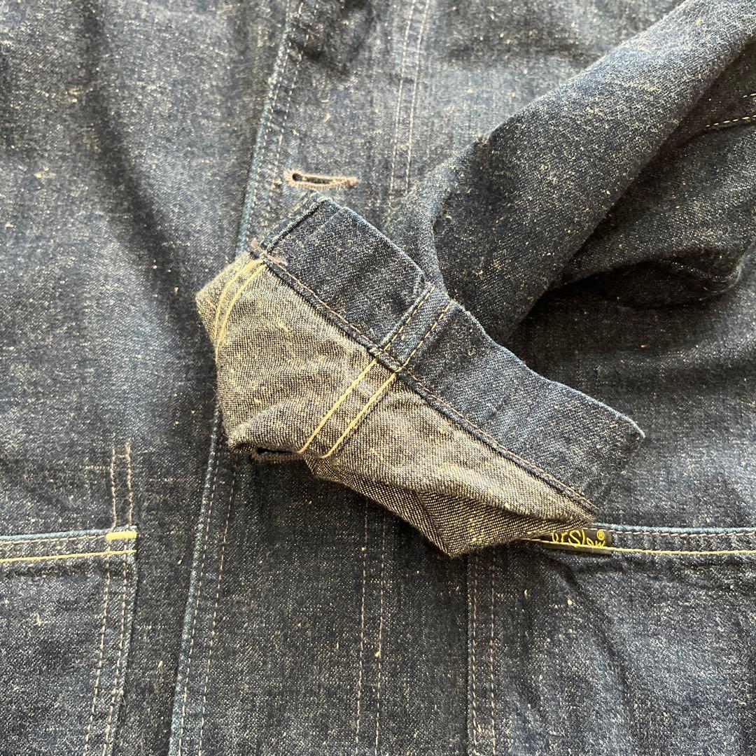 or slow カバーオール(ショールカラー)