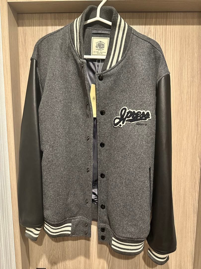 J.PRESS スタジャン グレー/ブラック