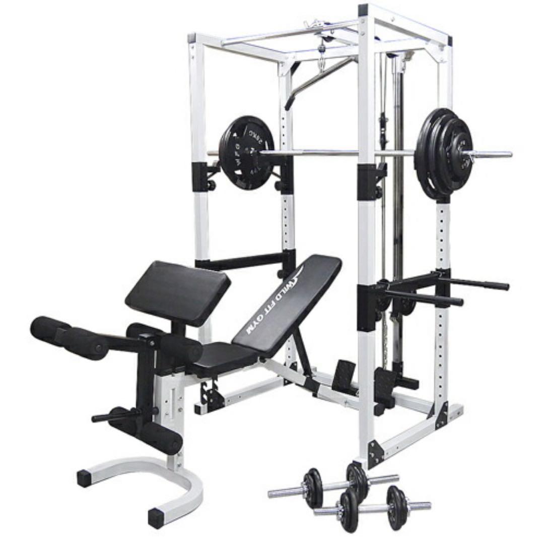 【総額17万円のセットが30,000円】パワーラックフルセット 筋トレ