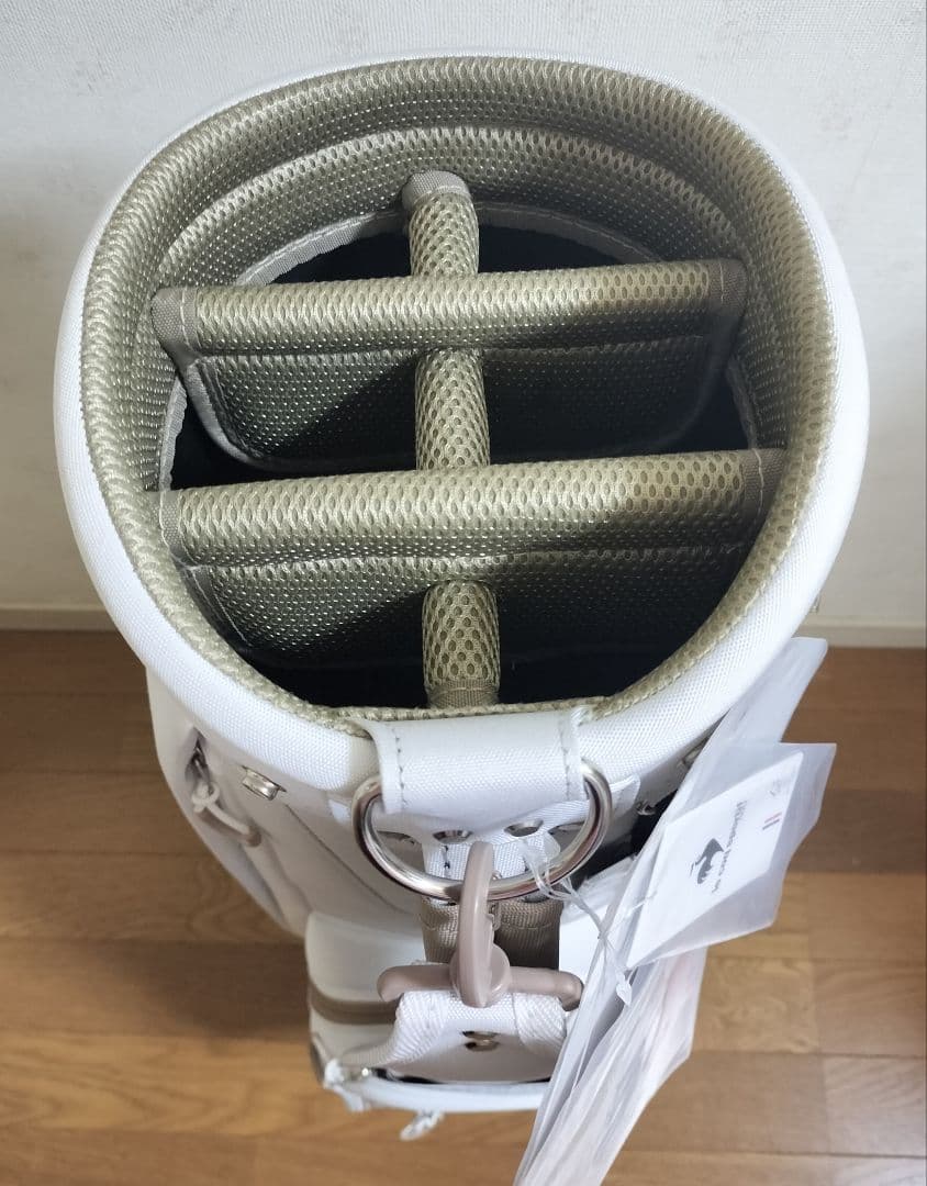 【新品】ルコック レディース　キャディバッグ ホワイト　ルコックスポルティフ