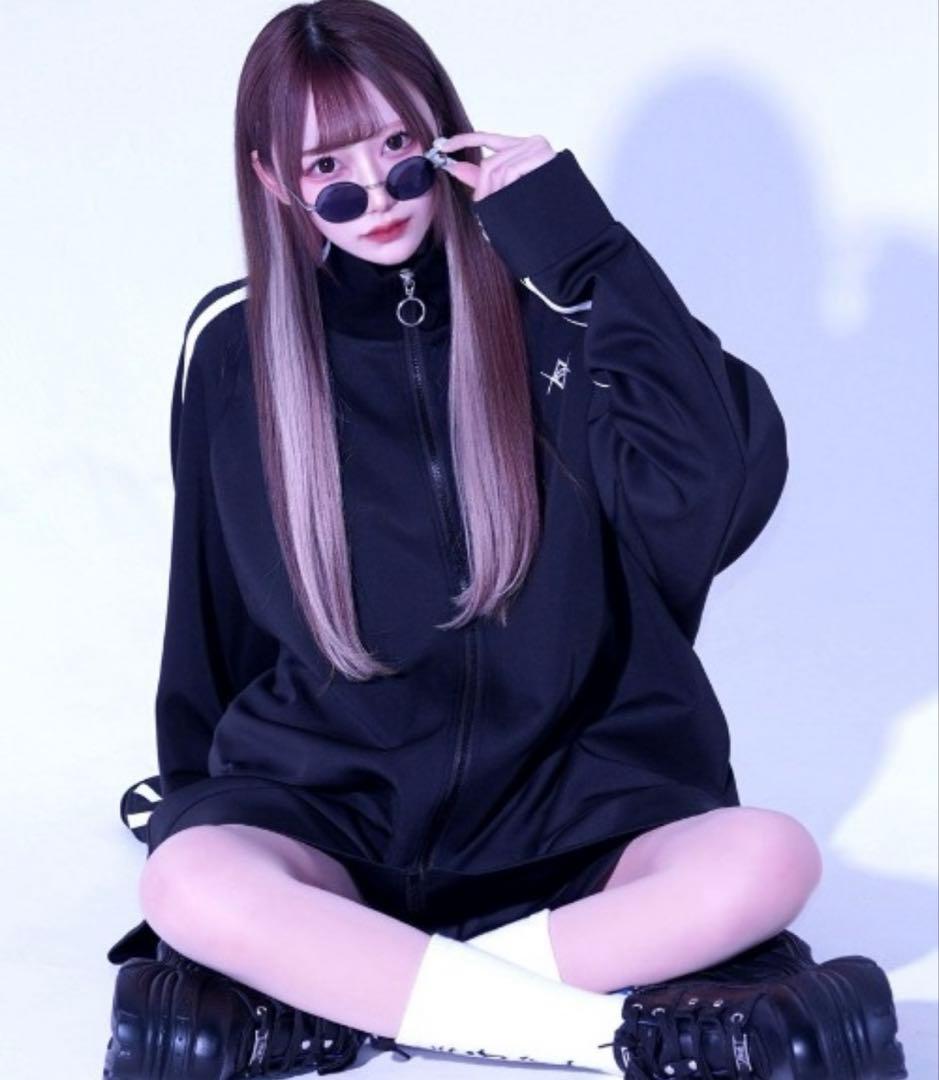 『REFLEM/レフレム』コフィンプリントトラックジャケット ジャージ サブカル