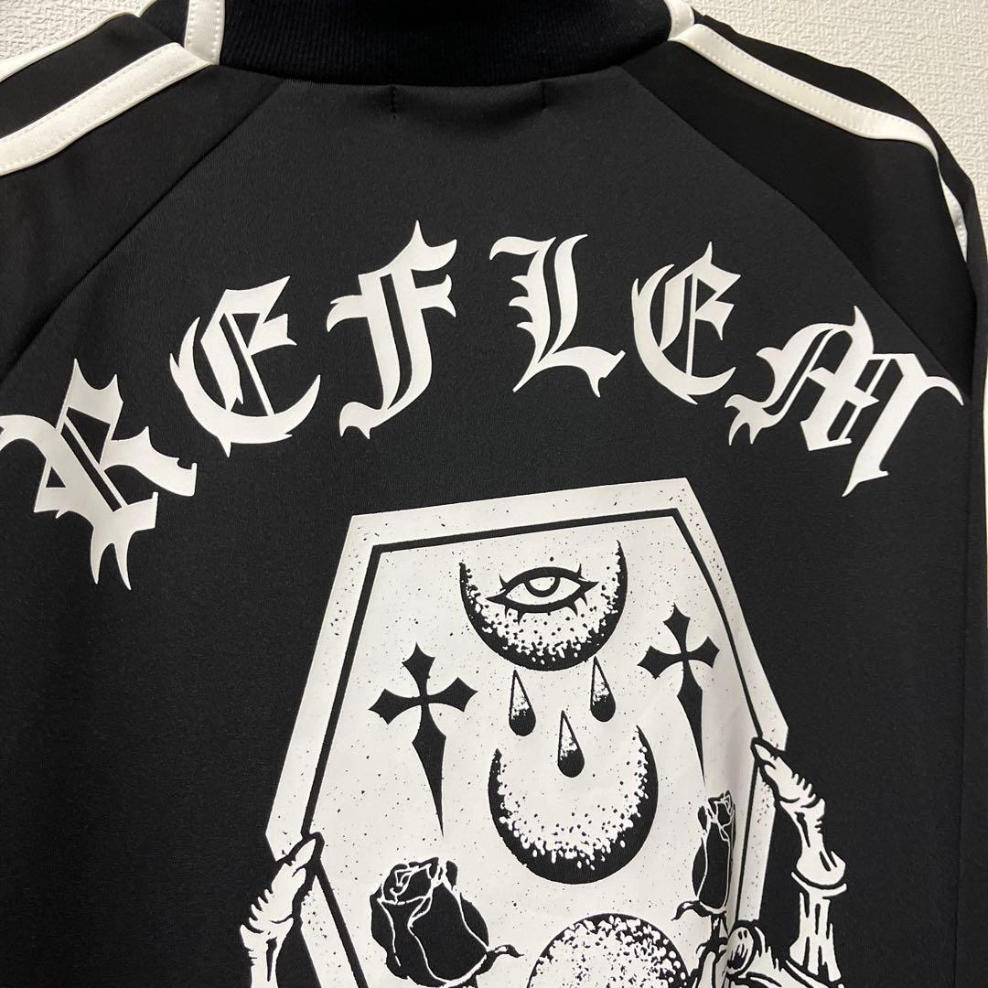 『REFLEM/レフレム』コフィンプリントトラックジャケット ジャージ サブカル