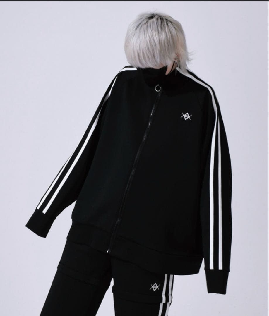 『REFLEM/レフレム』コフィンプリントトラックジャケット ジャージ サブカル