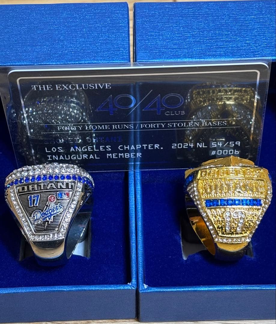⭐完全一点限定⭐【特別構成】大谷翔平 2025世界一リング厳選3点セット