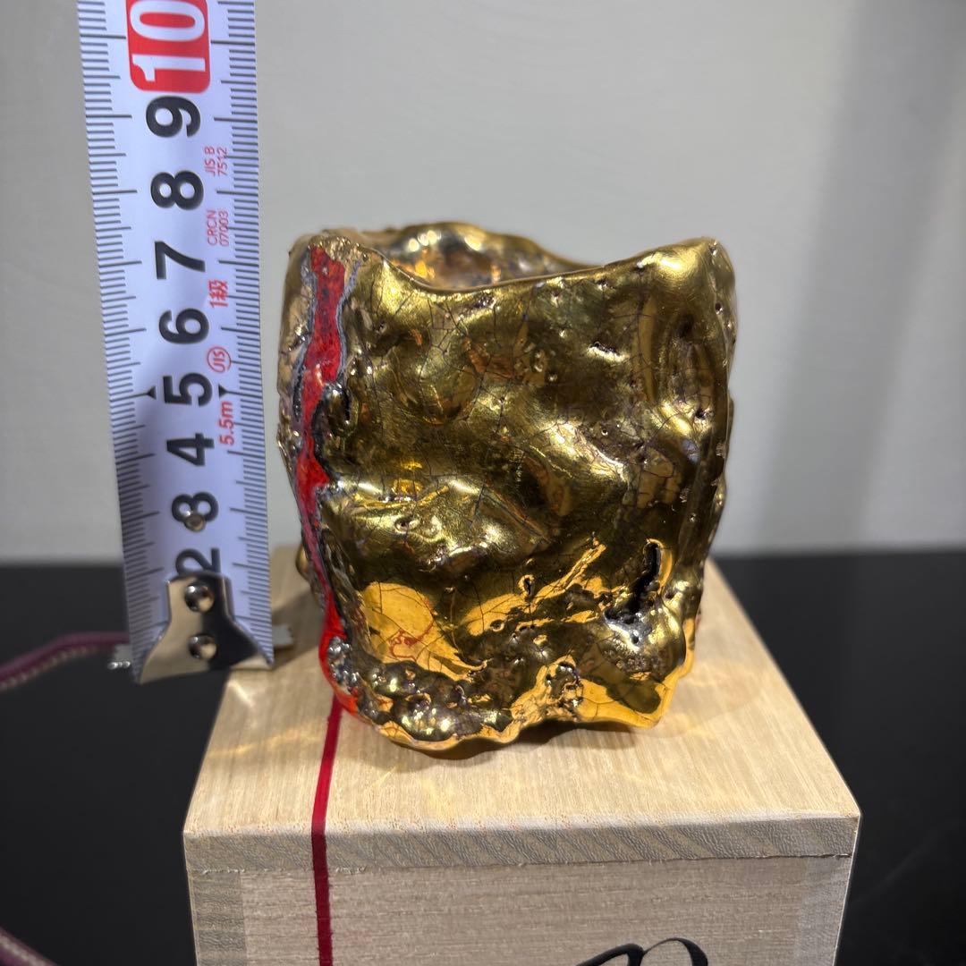 真作　市川透　大ぐい呑　かぶく