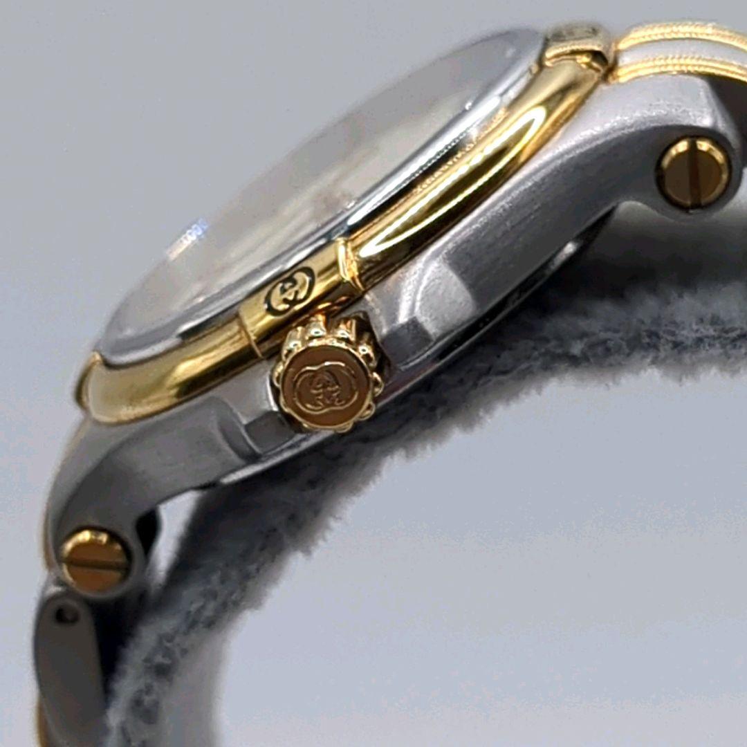 極美品 電池交換済み✨GUCCI シルバー ゴールド 腕時計 9040L