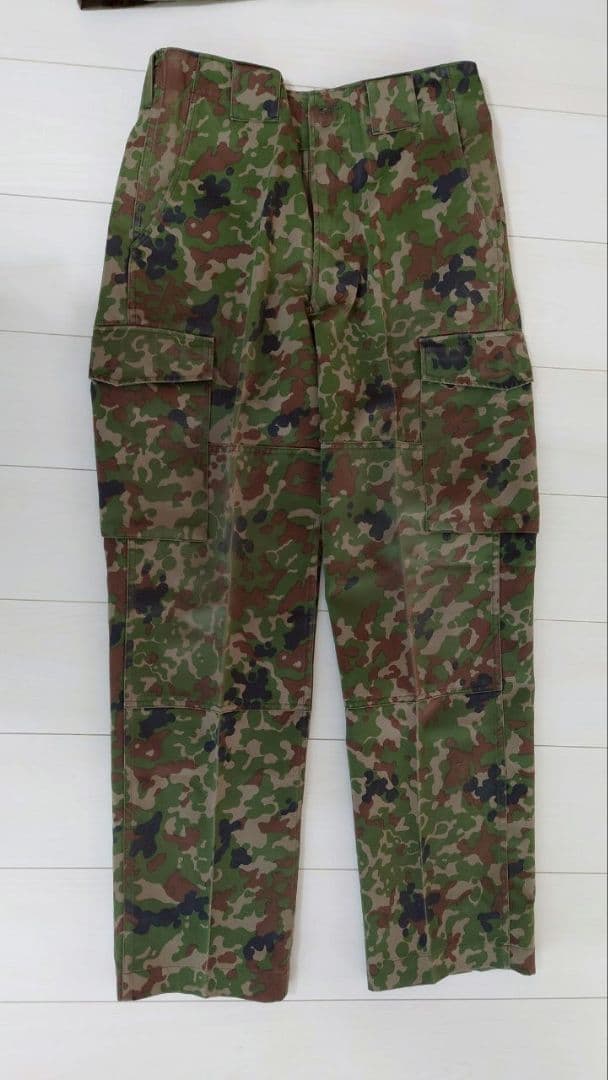 陸上自衛隊　ノンアイロン　迷彩服　上下　5A 　PX品