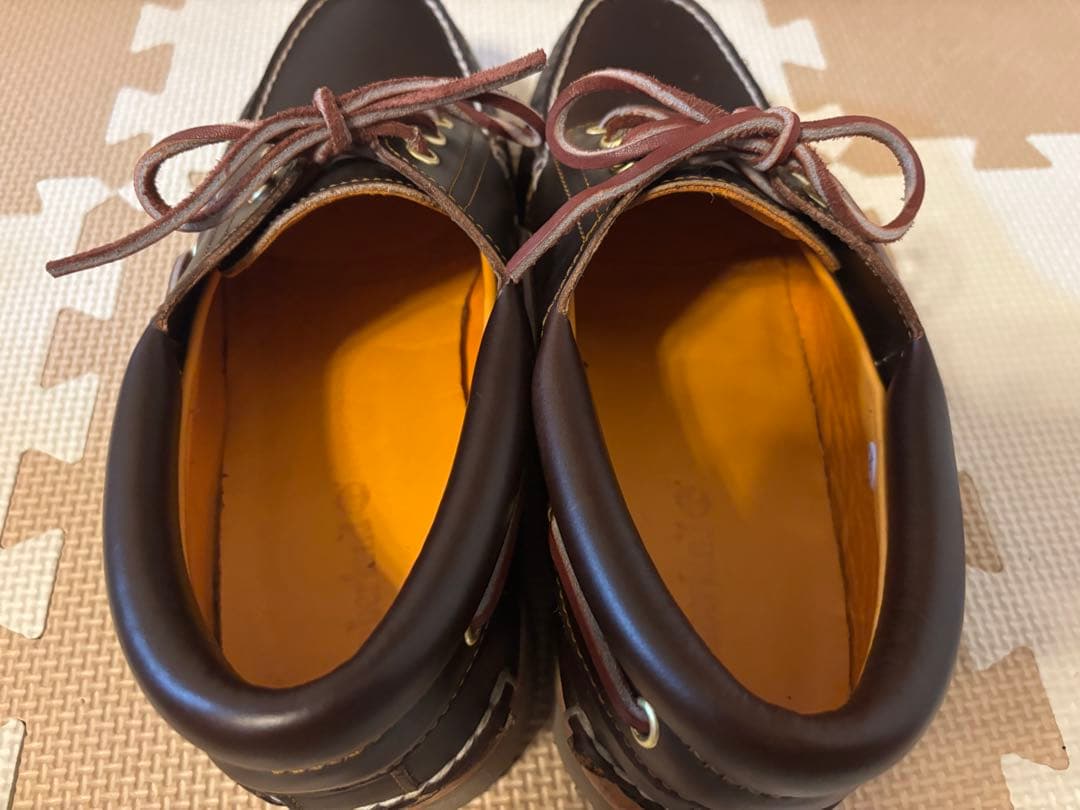 美品 Timberland 3eyeブラウン デッキシューズ 28.5