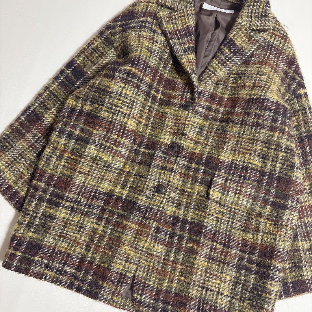 美品　2023 JOURNAL STANDARD ループツイードテーラーコート