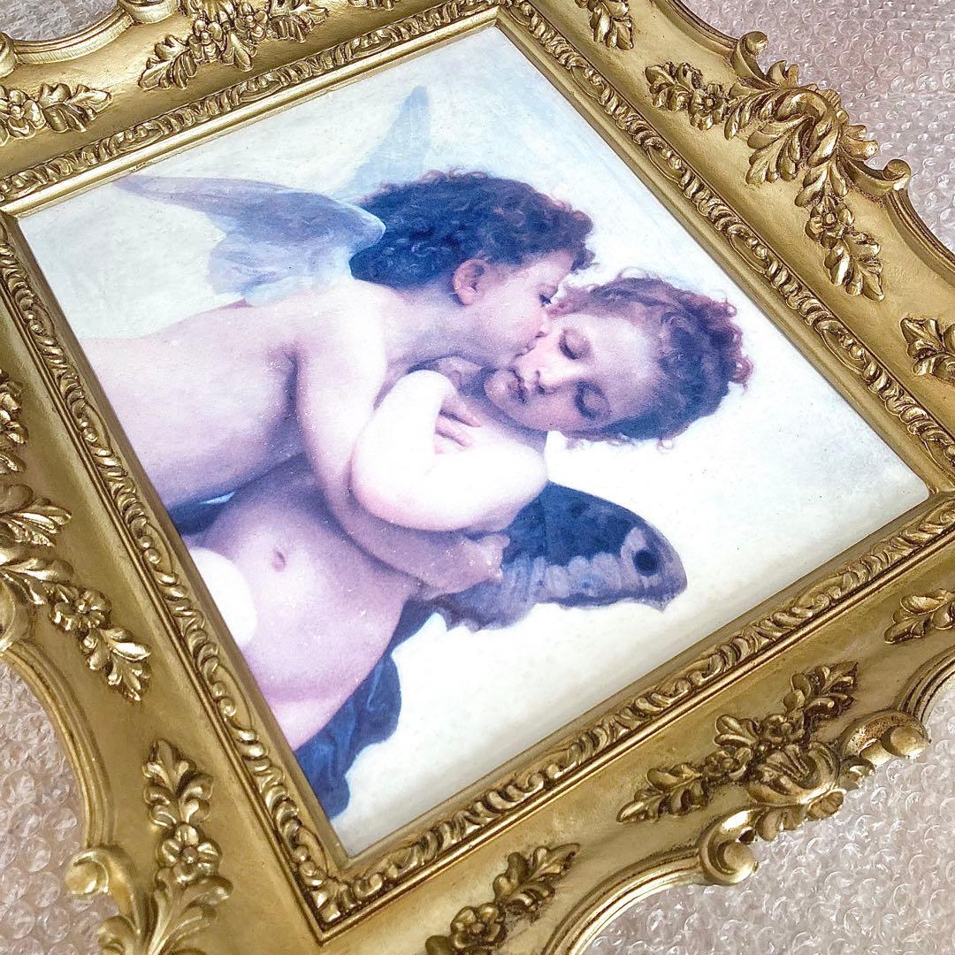 限定セール中！ ◆アンティーク 額 天使 エンジェル 絵画 アート 額縁