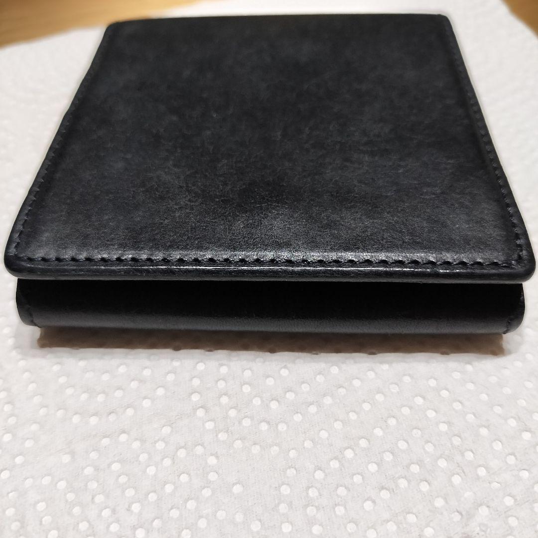 【美品・NAVY】プエブロレザー使用com-ono SLIM-005pb