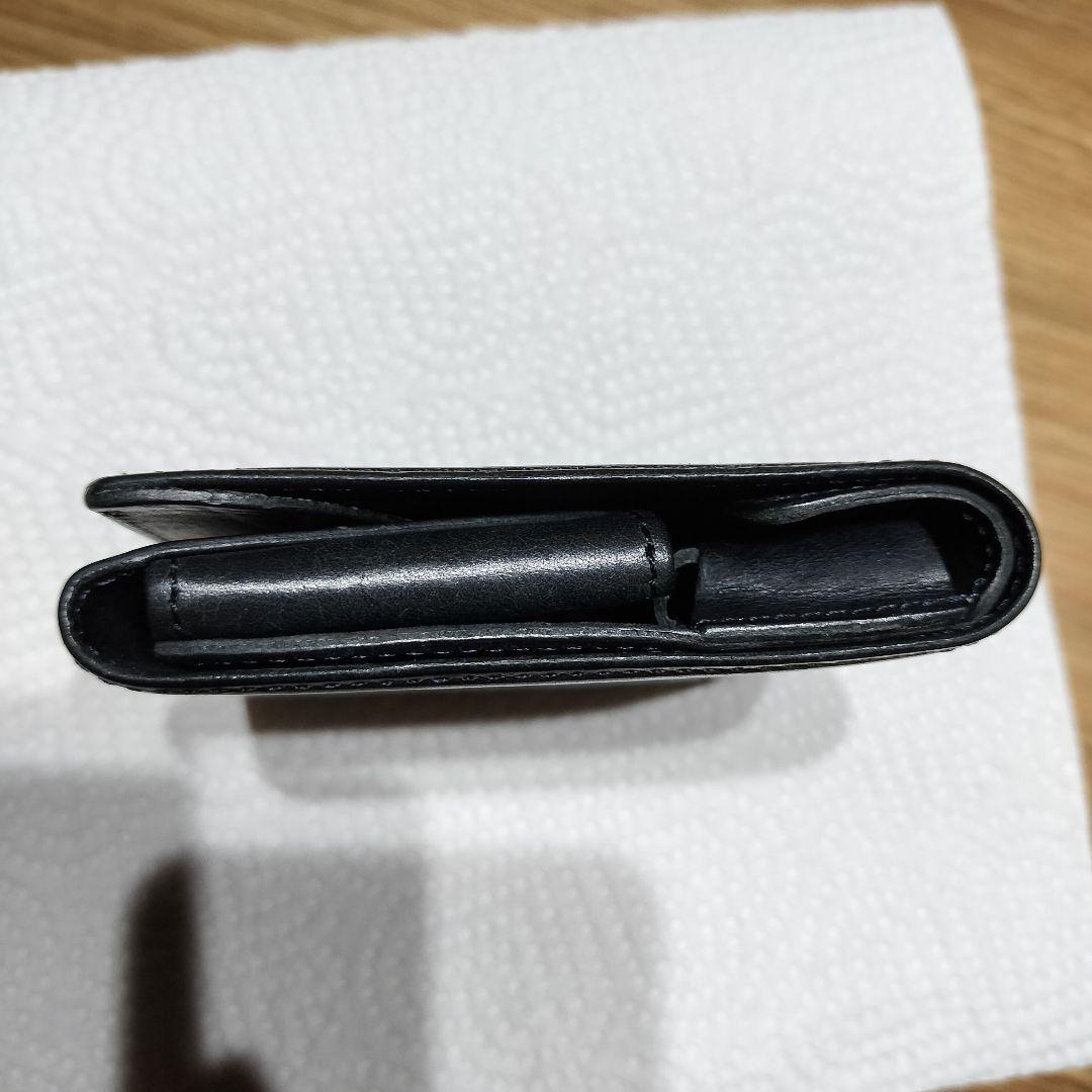 【美品・NAVY】プエブロレザー使用com-ono SLIM-005pb