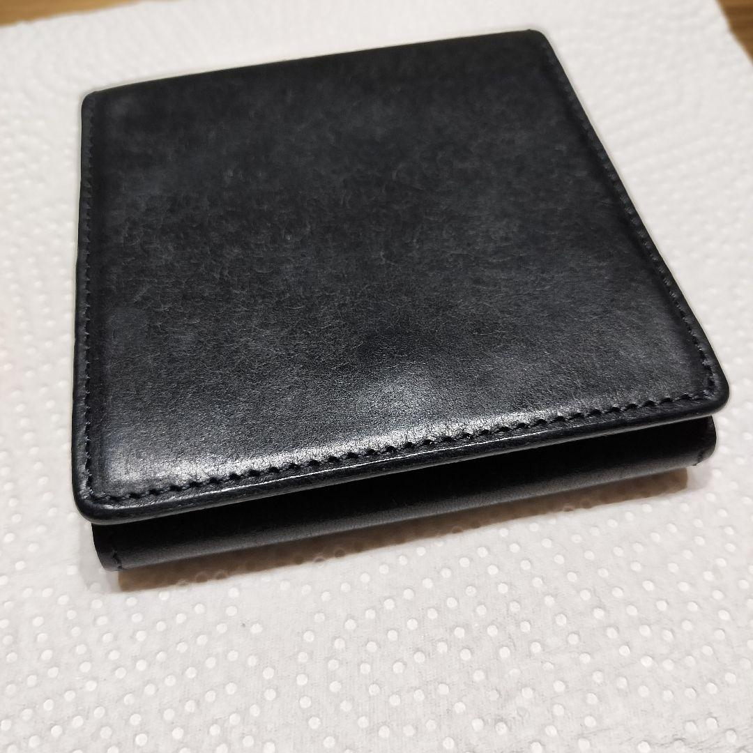 【美品・NAVY】プエブロレザー使用com-ono SLIM-005pb