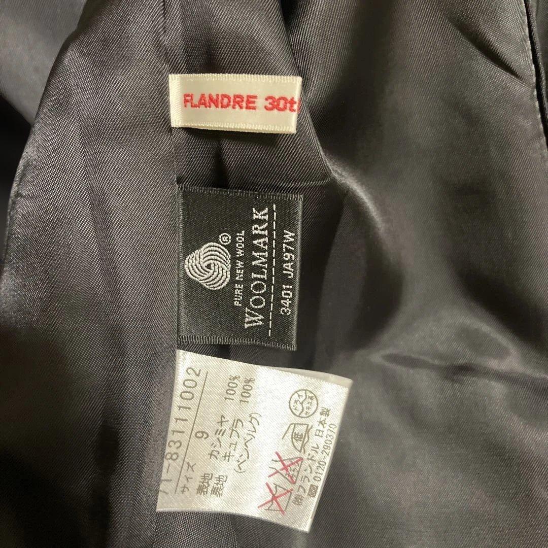 INED anniversaryカシミヤステンカラーコート　9号