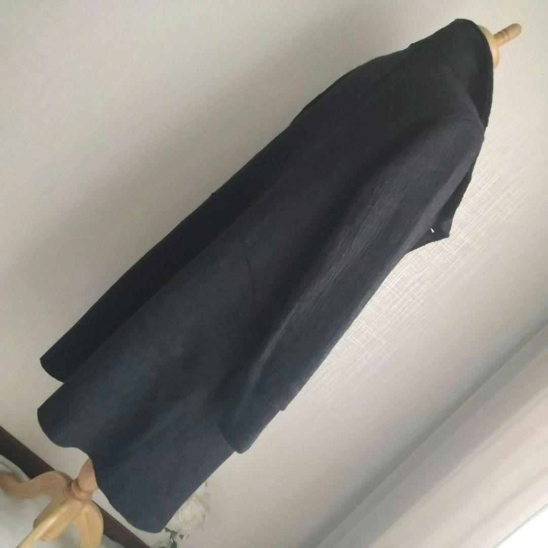 transit par such ウール ダークグレー ロングコート 3