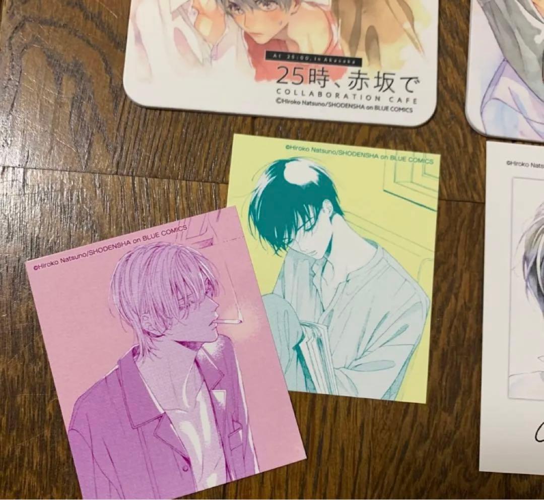 夏野寛子　コラボカフェ　コースター