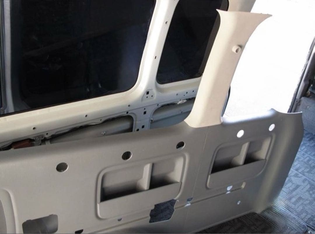 送料無料　ハイエース　ワゴンGLワイド幅１０人乗り用フルマット　ランダムグレー