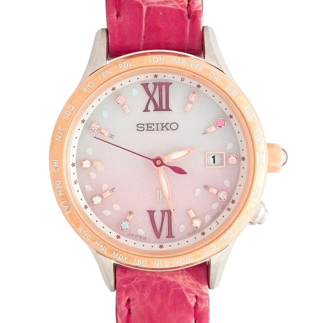 【1000本限定・未使用】 セイコー ルキア SSVV052 電波ソーラー 桜