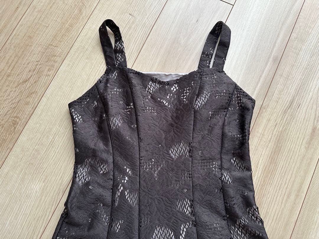 Dorry Doll ジャガード セット ドレス ブラウン