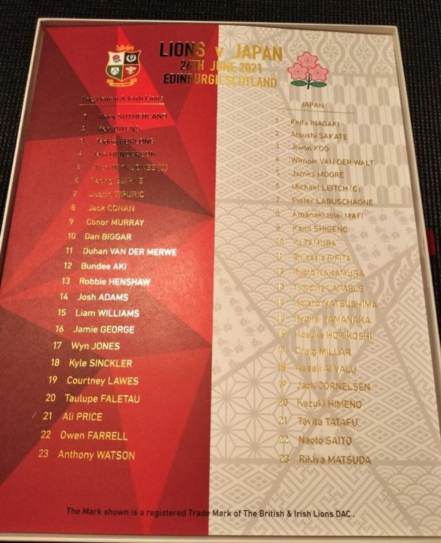 ラグビー　ジャージ