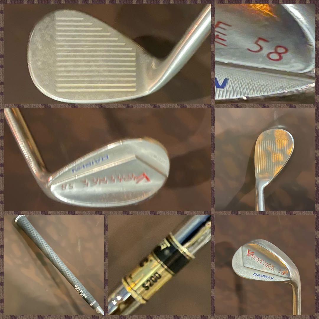 ◆地クラブ◆ウェッジ2本セット(52度58度)◆操作性の良いやさしいウェッジ◆
