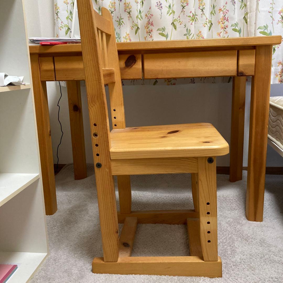 最終値下げ　ステップチェア　椅子　パイン材　アンティーク