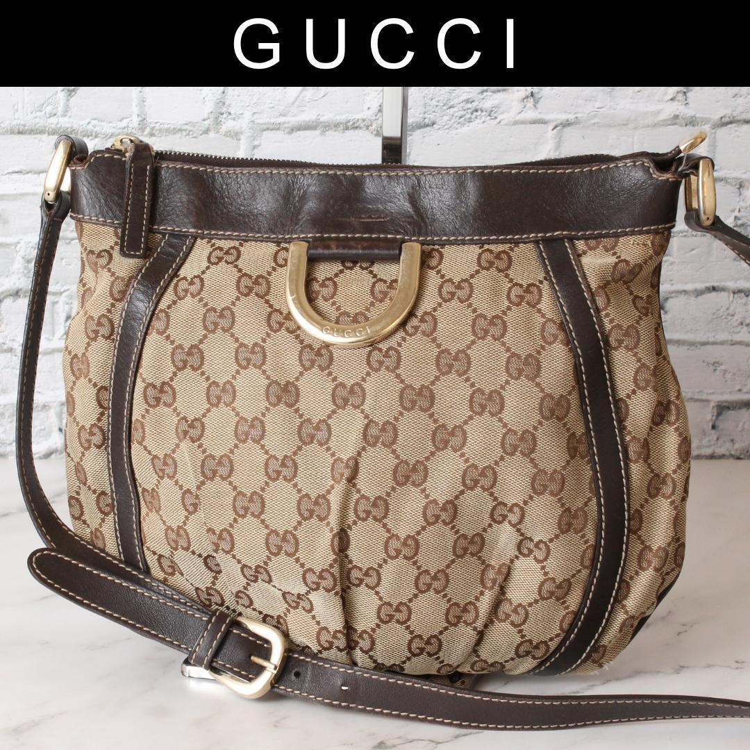 GUCCI グッチ ショルダーバッグ アビー GGキャンバス 斜めがけ GG柄