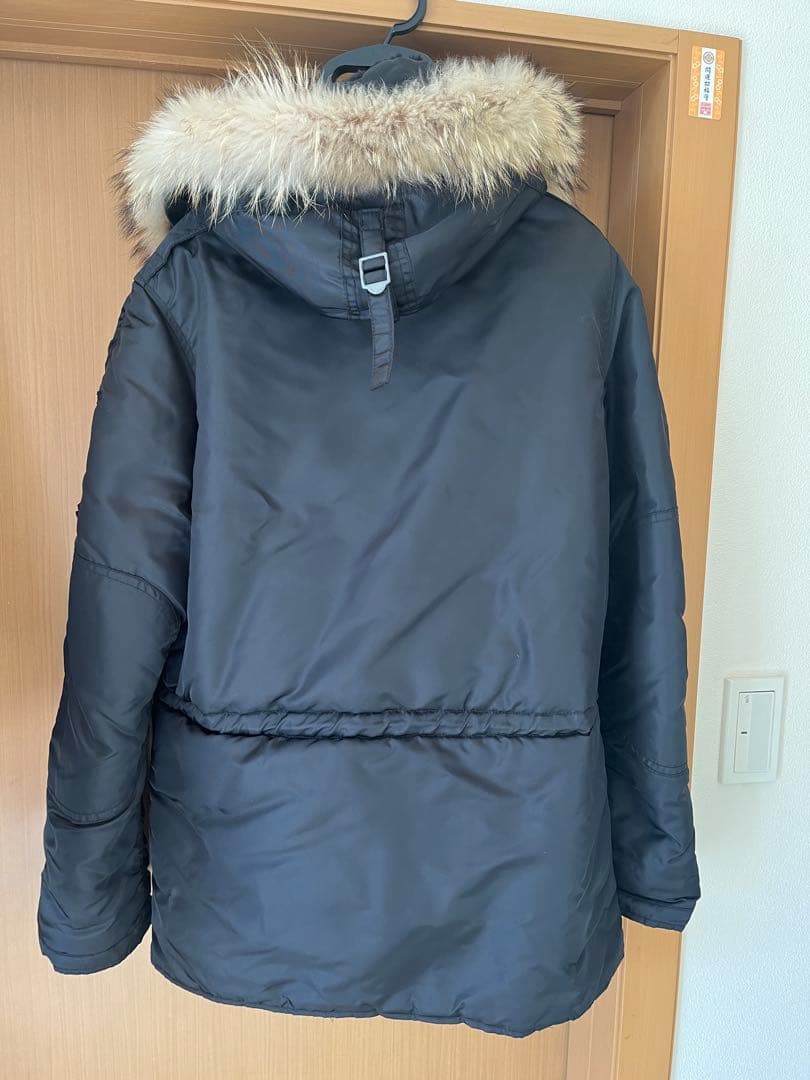 ★☆アヴィレックス N3B フライトジャケット ラクーンファー 黒 Mサイズ☆★