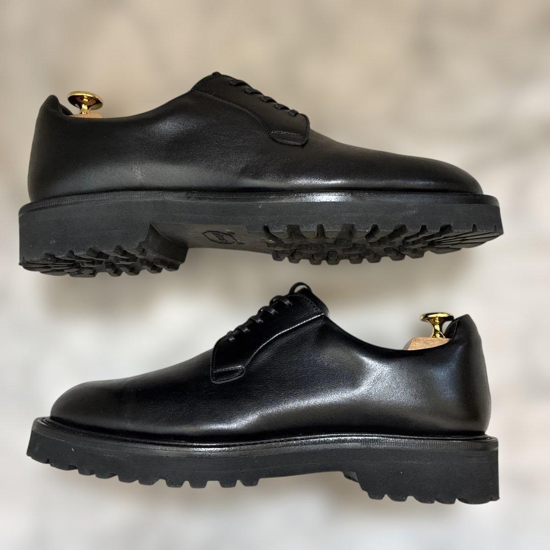 【美品】WH　ダブルエイチ　WHSS-0001　干場　プレーントゥ　27cm