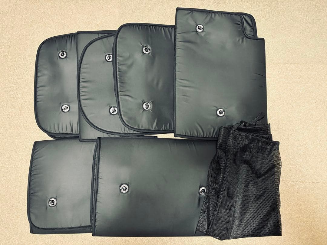 趣味職人　新型ジムニー　車中泊　サンシェード　窓ガラス全面分