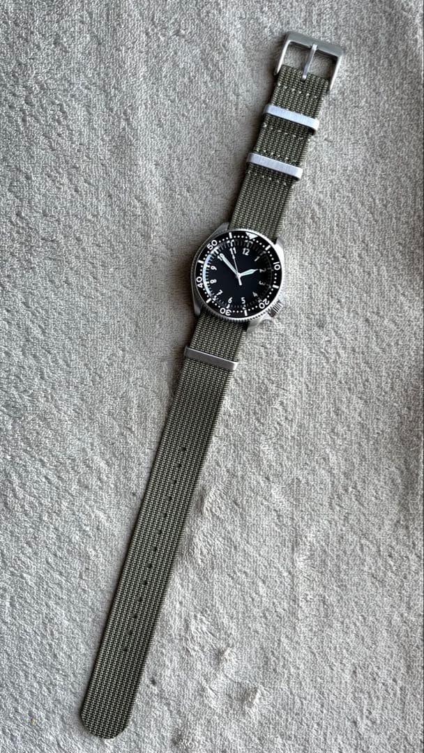 7S26 カスタム ミリタリーウォッチ ダイバーズ 自動巻き