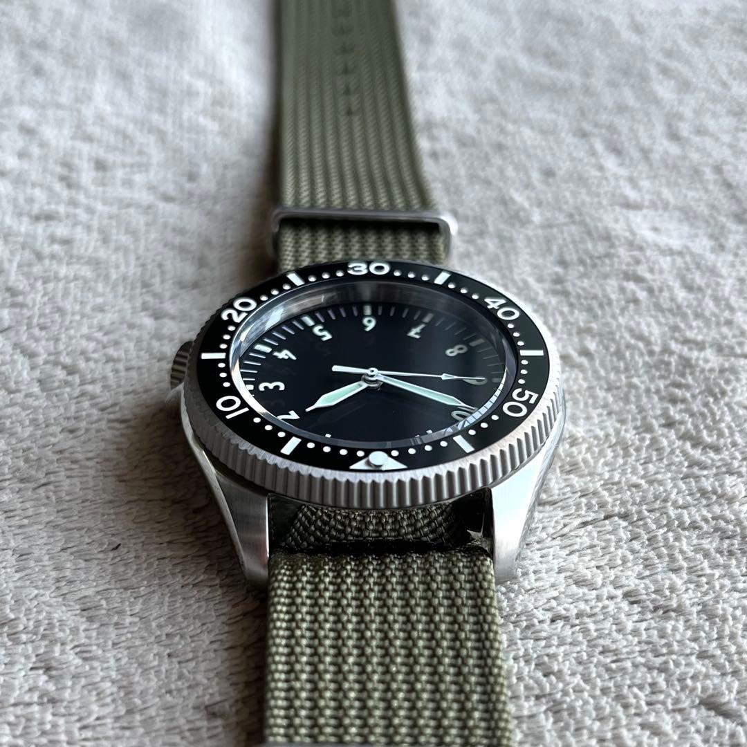 7S26 カスタム ミリタリーウォッチ ダイバーズ 自動巻き