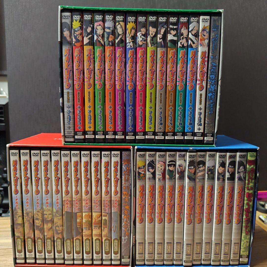 ナルト・ナルト疾風伝DVDまとめ売り（ほぼほぼコンプリート）