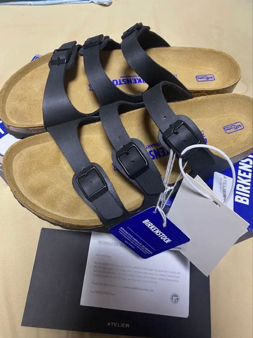 新品　Birkenstock Florida leather sandals