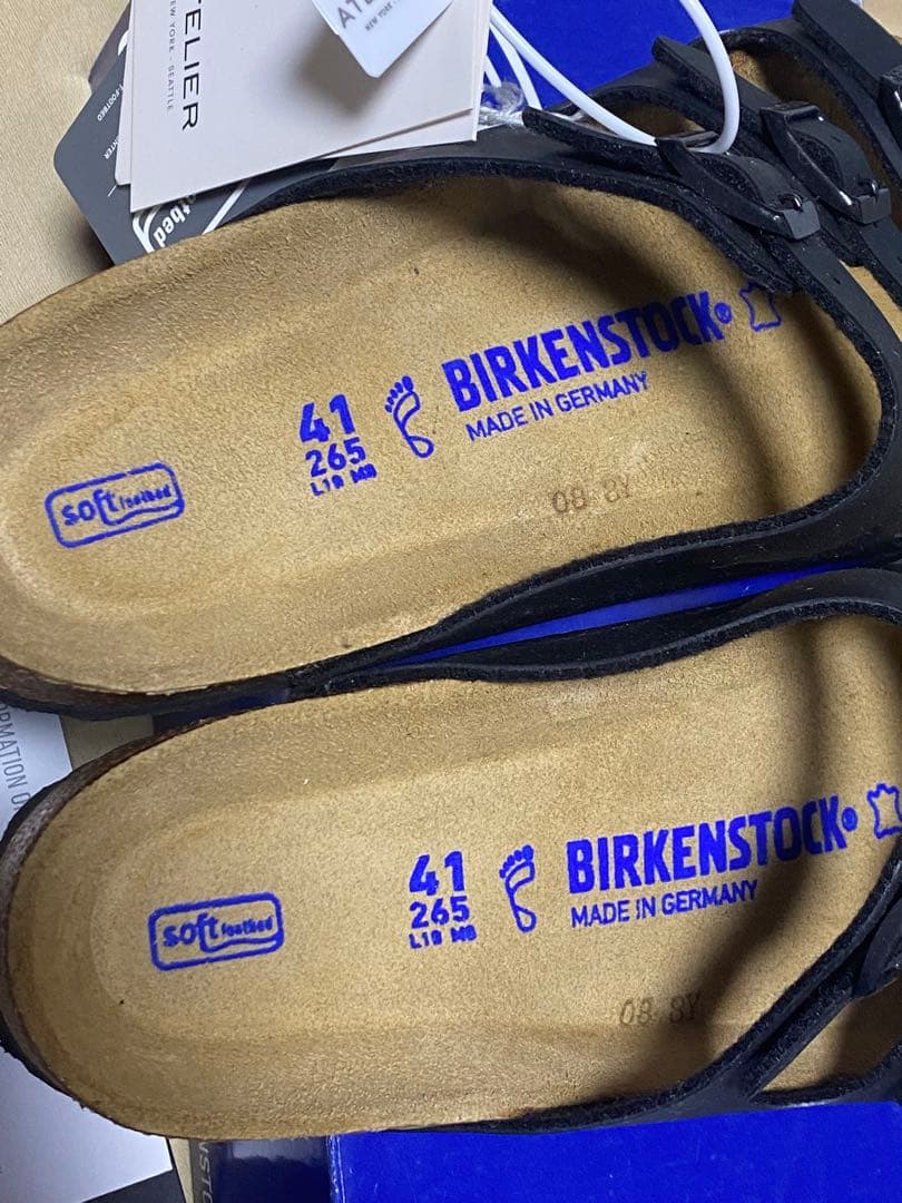 新品　Birkenstock Florida leather sandals