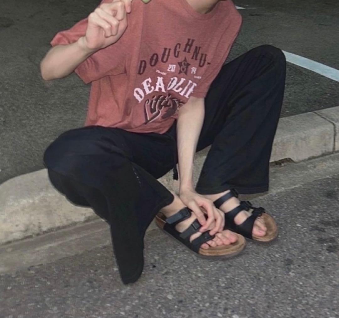 新品　Birkenstock Florida leather sandals