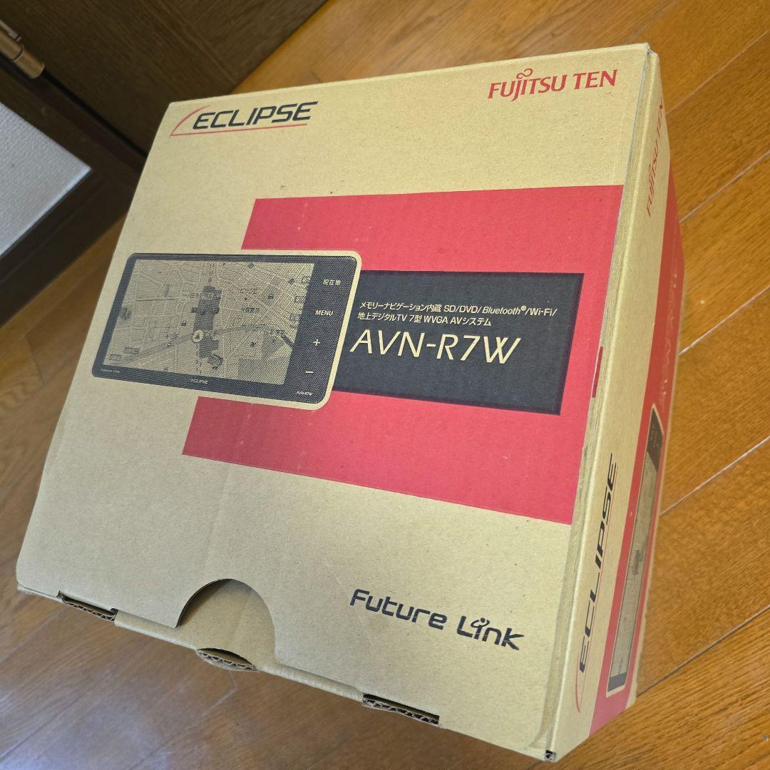 カーナビ ECLIPSE AVN-R7W 7型ワイド メモリーナビ 本体 配線付
