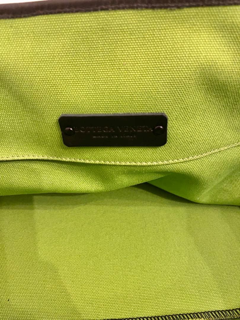 BOTTEGA VENETA トートバッグ グリーン イントレチャート