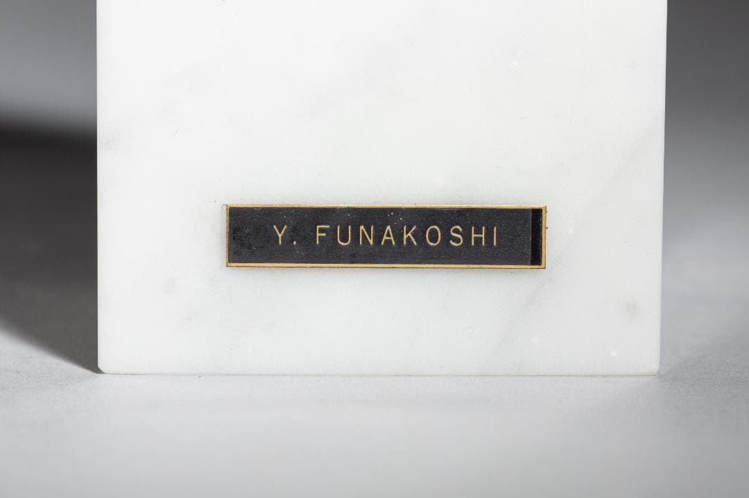 Y. FUNAKOSHI 女性の顔 舟越保武 少女像 ブロンズ K嬢 彫刻