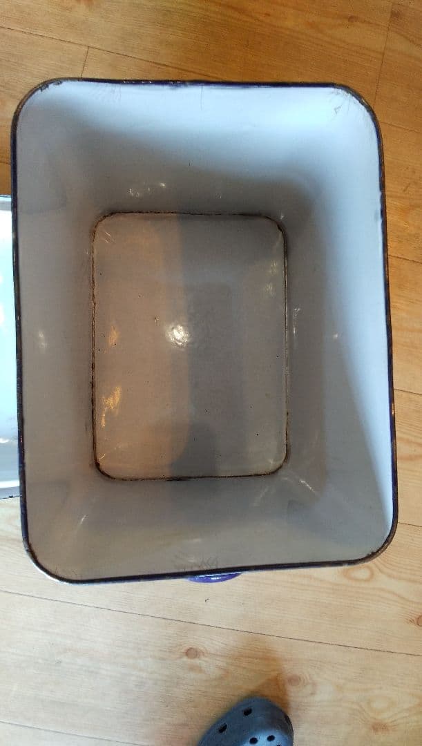 ブレッド缶パン缶 #ホーローホワイトブレッドボックス #アンティーク